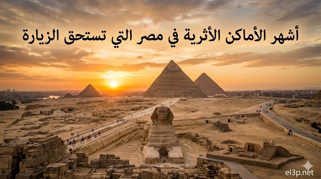 أشهر الأماكن الأثرية في مصر التي تستحق الزيارة: دليل لعشاق التاريخ